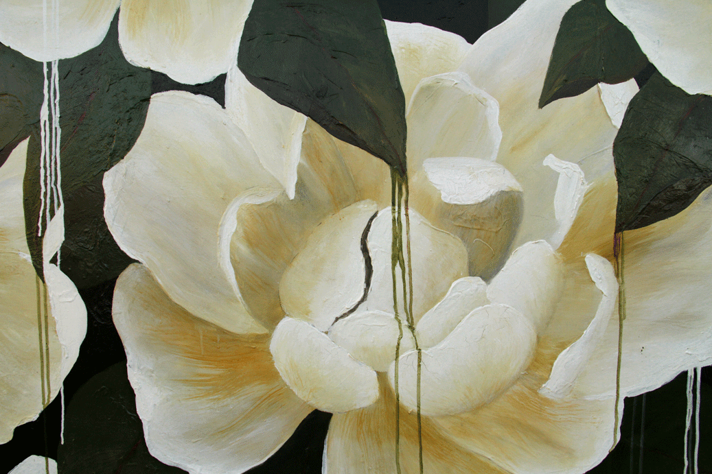 SEA OF PEONIES CANVAS